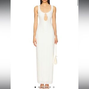 Revolve Audrey Maxi Dress in Ivory